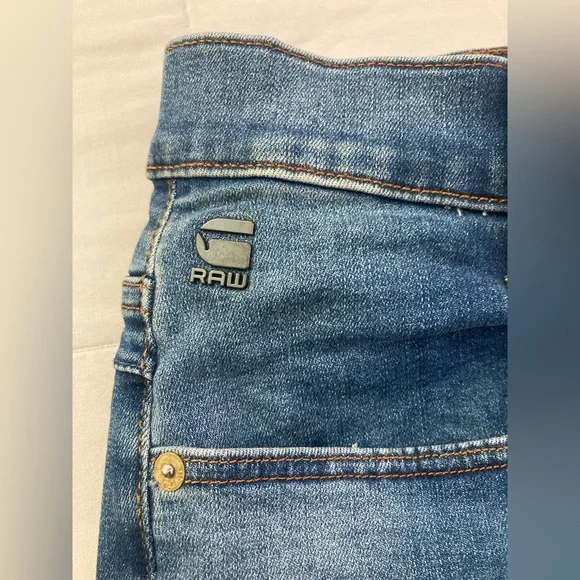 G-STAR RAW D-STAQ 5-POCKET men’s Slim width 33 length 32 light blue